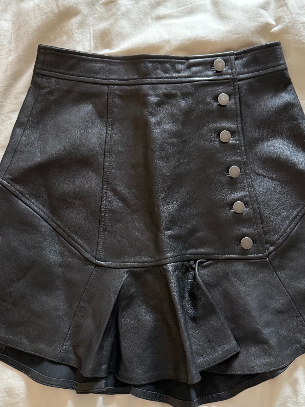 Marissa Webb leather skirt